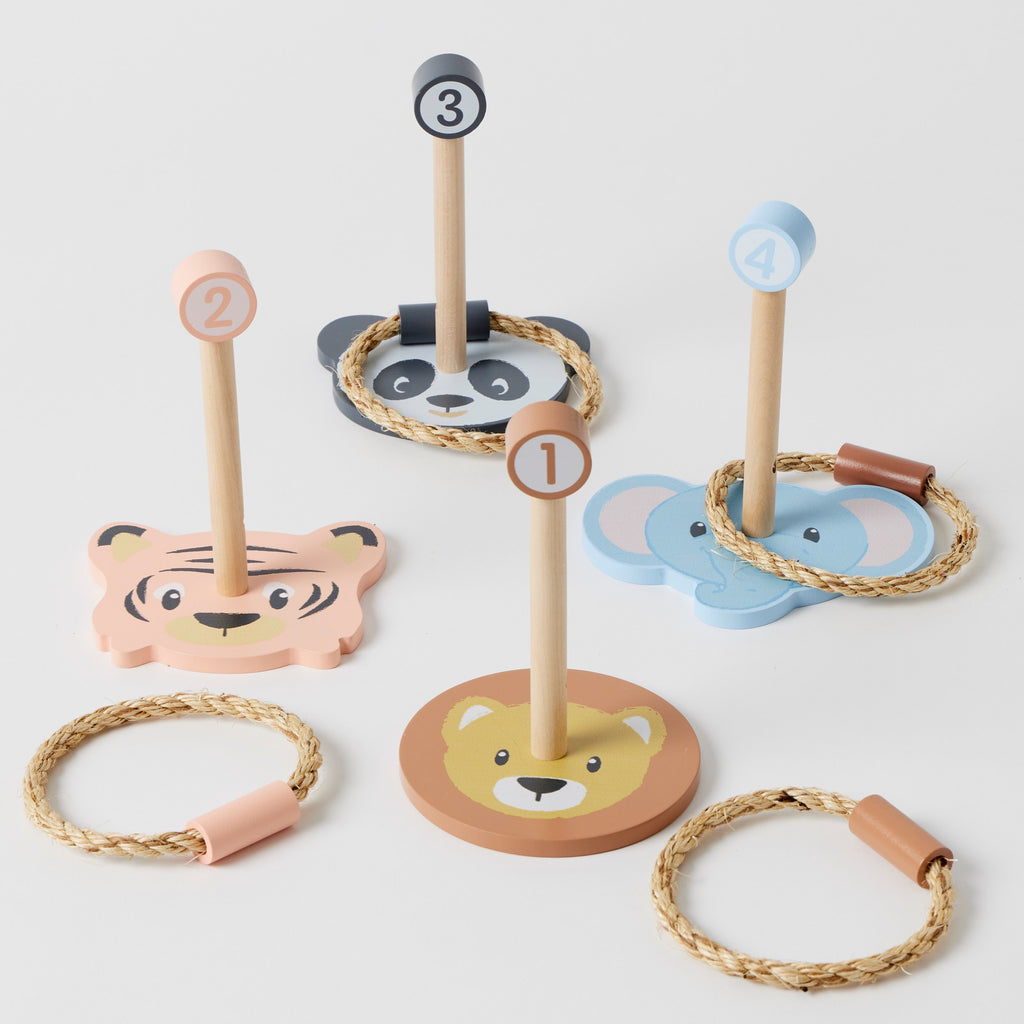 Zookabee  Animal Ring Toss Set wooden toys