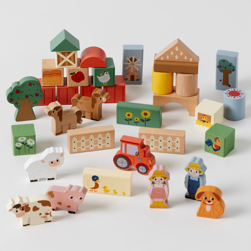 Zookabee - Farm Fun Blocks wooden toys