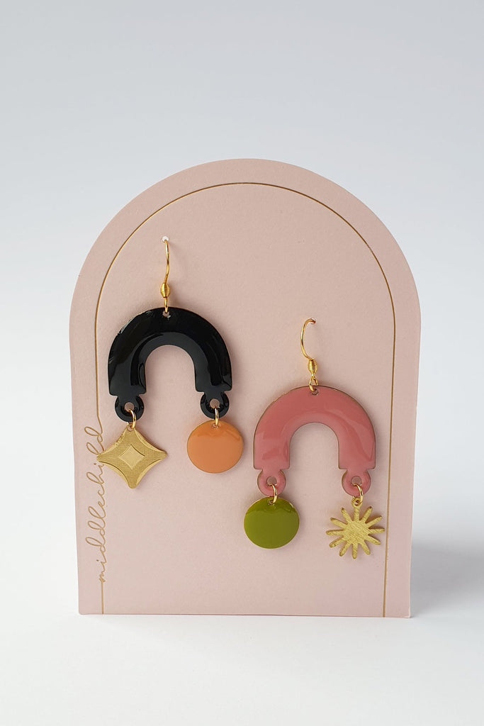 confection earrings middle child