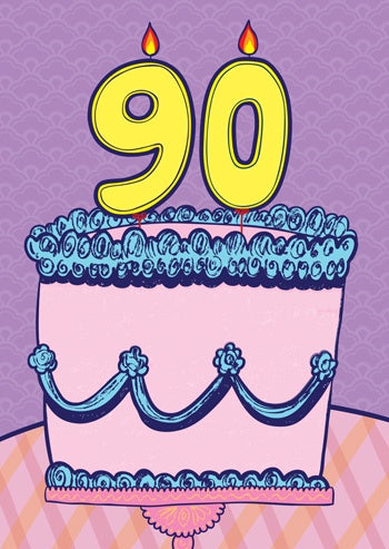 90 Number Cake Card – Gioco Giro