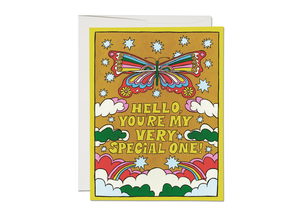 special butterfly card