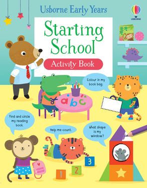 starting school activity book usborne