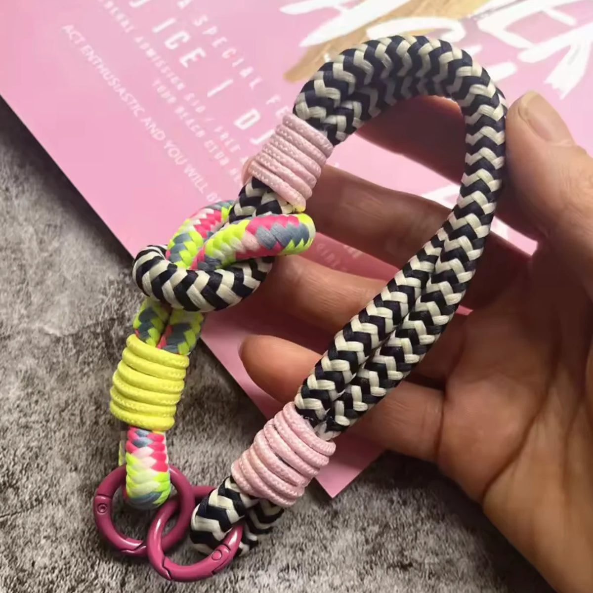 Pantene Rope Colour Key Rings Colour pop rope keyrings – Gioco Giro