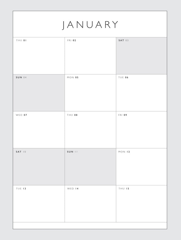 2026  Busy Big Box Wall Planner
