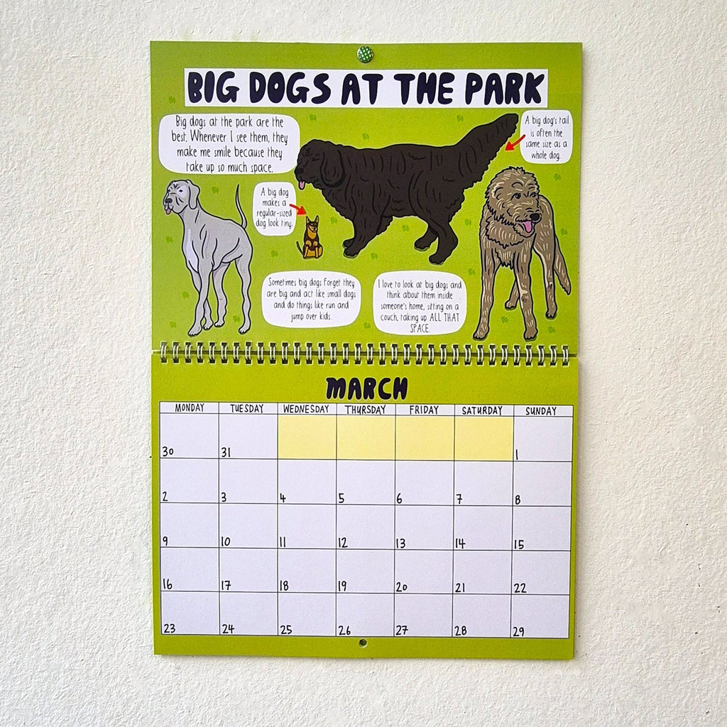 Able And Game  2026 Dog Park Calendar
