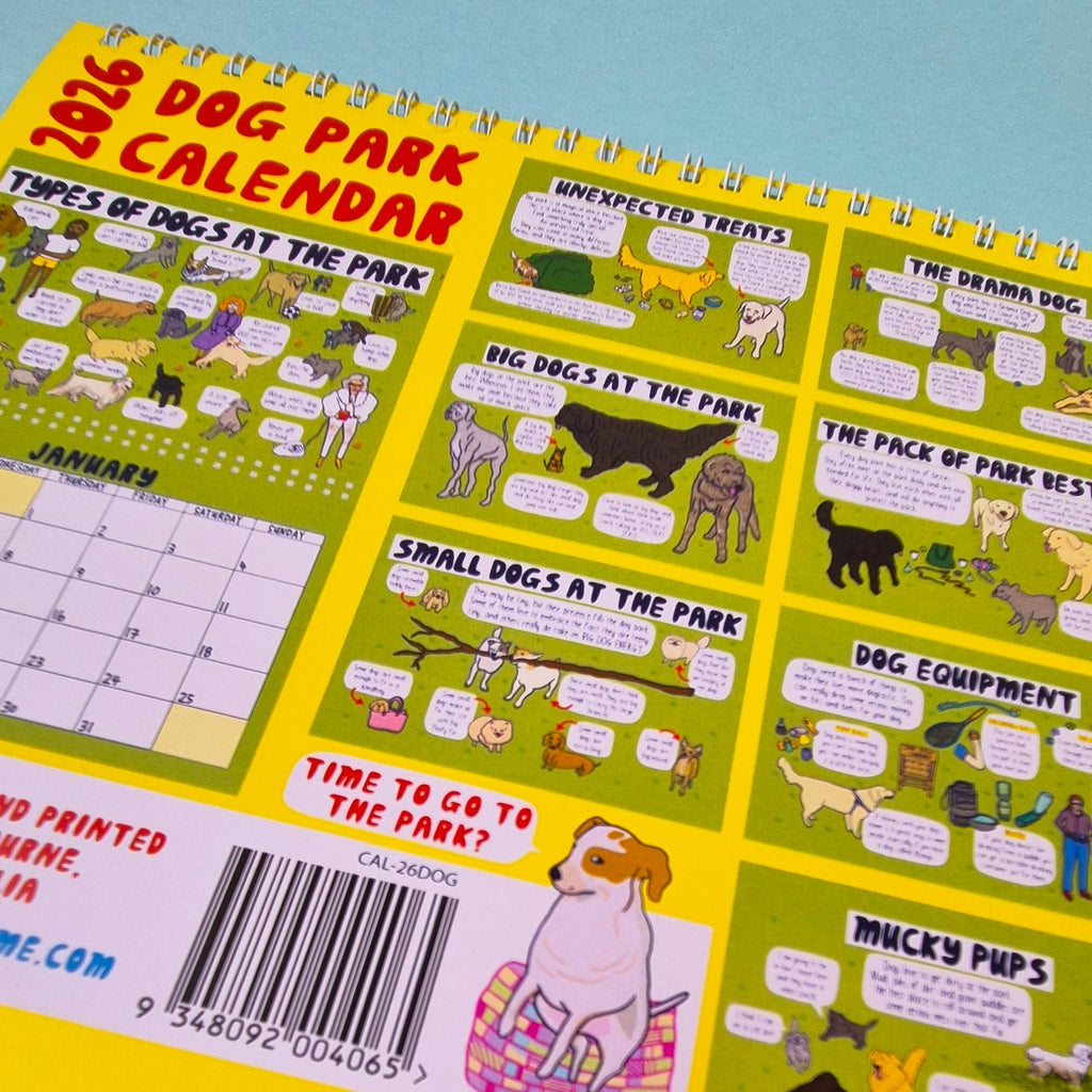 Able And Game  2026 Dog Park Calendar
