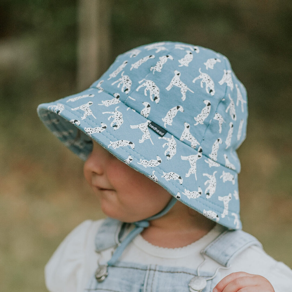 Bedhead Hats  Toddler Bucket Sun Hat Dalmation