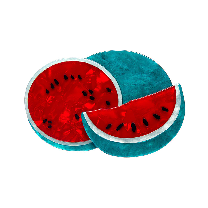 erstwilder frida kahlo viva la vida watermelon brooch