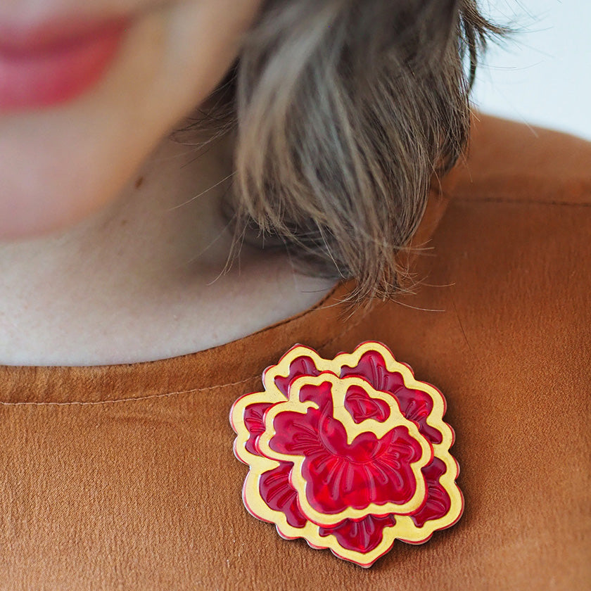 erstwilder frida kahlo flower of life broocherstwilder frida kahlo flower of life brooch