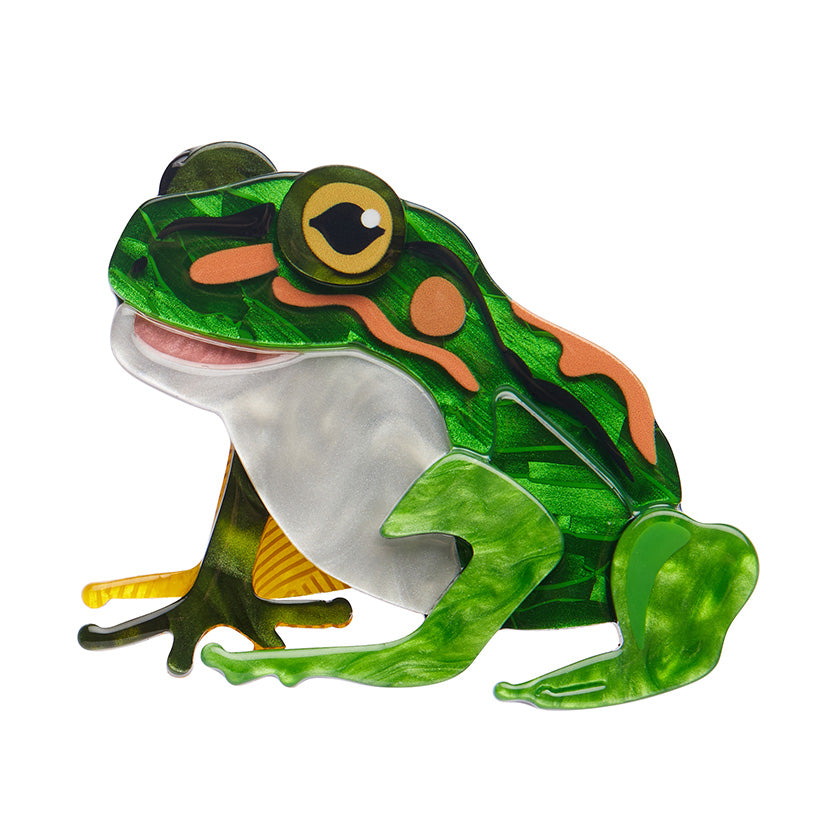 erstwilder australiana frodo frog  brooch 