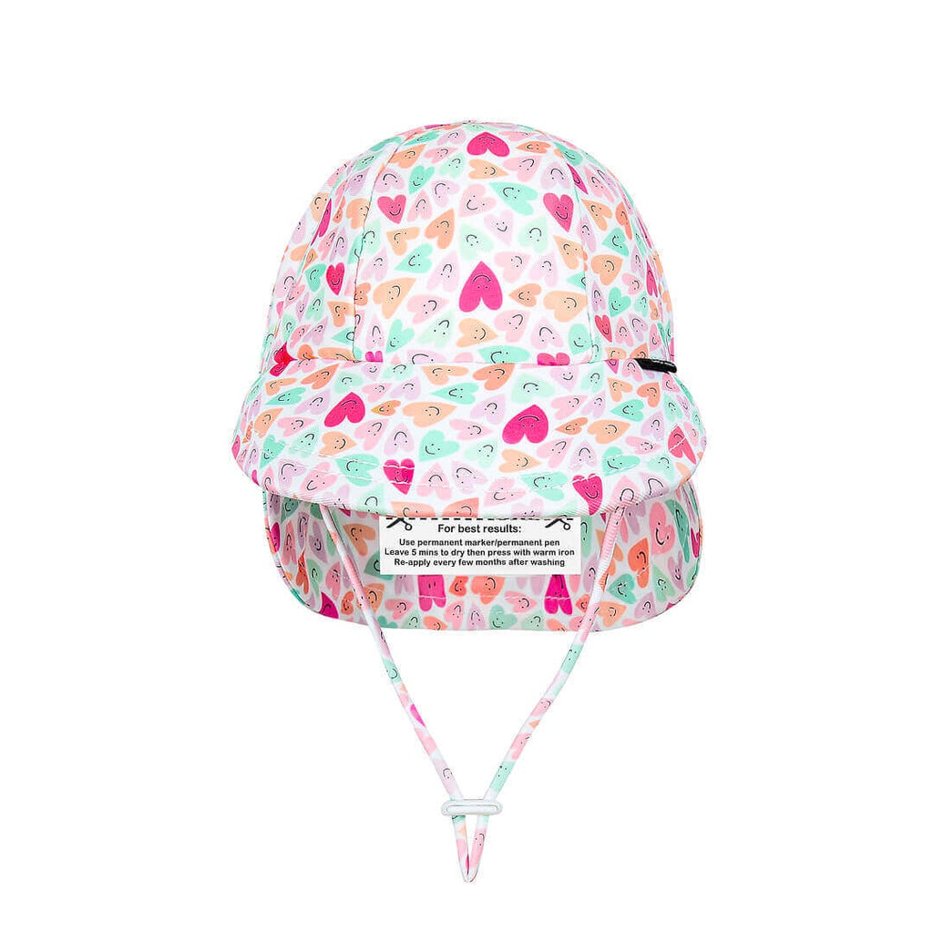 Bedhead Hats  Kids Swim Legionnaire Flap Beach Hat Sweetheart