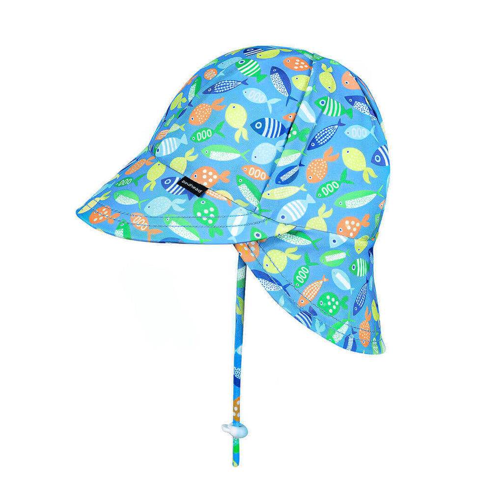 Bedhead Hats  Kids Swim Legionnaire Flap Beach Hat  Pisces