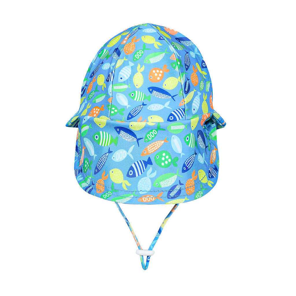 Bedhead Hats  Kids Swim Legionnaire Flap Beach Hat  Pisces