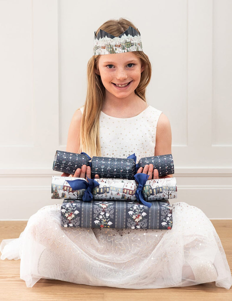 Bespoke Letterpress  10 Pack  Christmas Paper Crown Hats