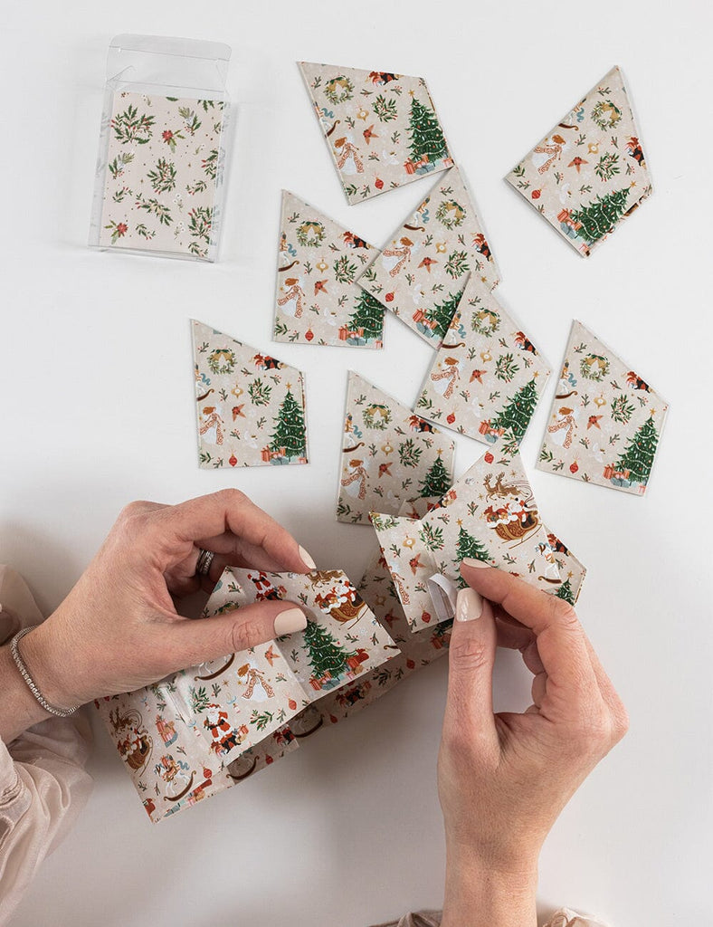 Bespoke Letterpress  10 Pack  Christmas Paper Crown Hats