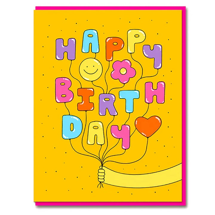 Birthday Balloons Card