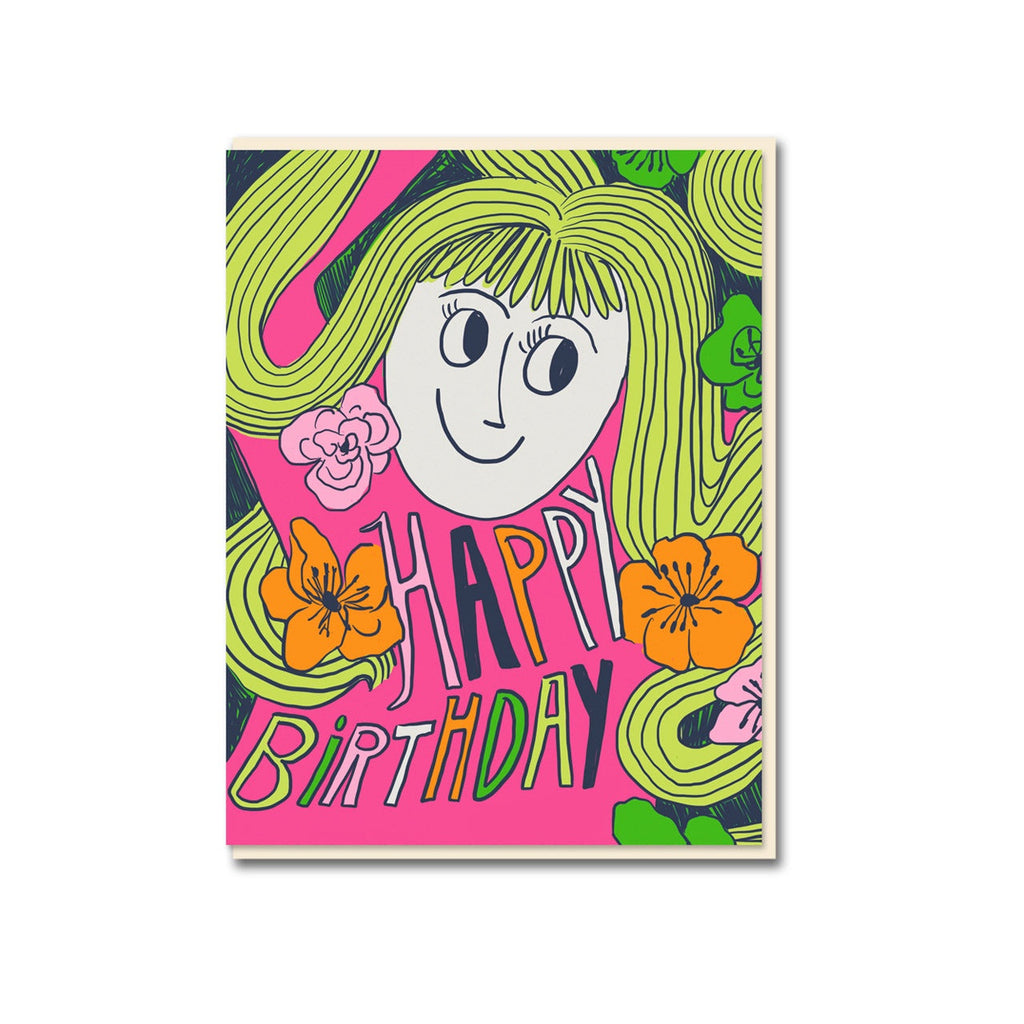 Birthday Girl Greeting  Card