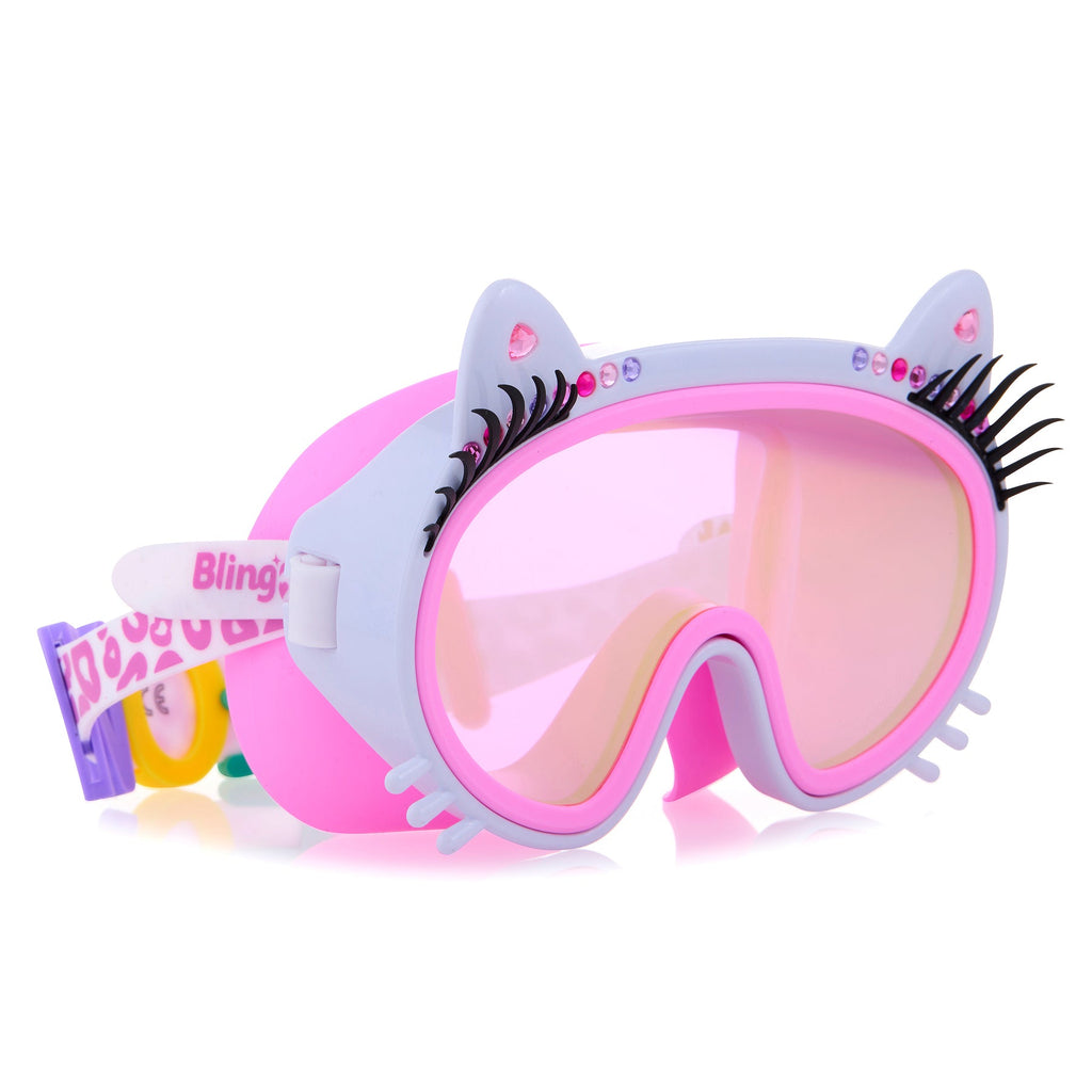 Bling2o Australia Purr Persian White Clawdia Swim Mask