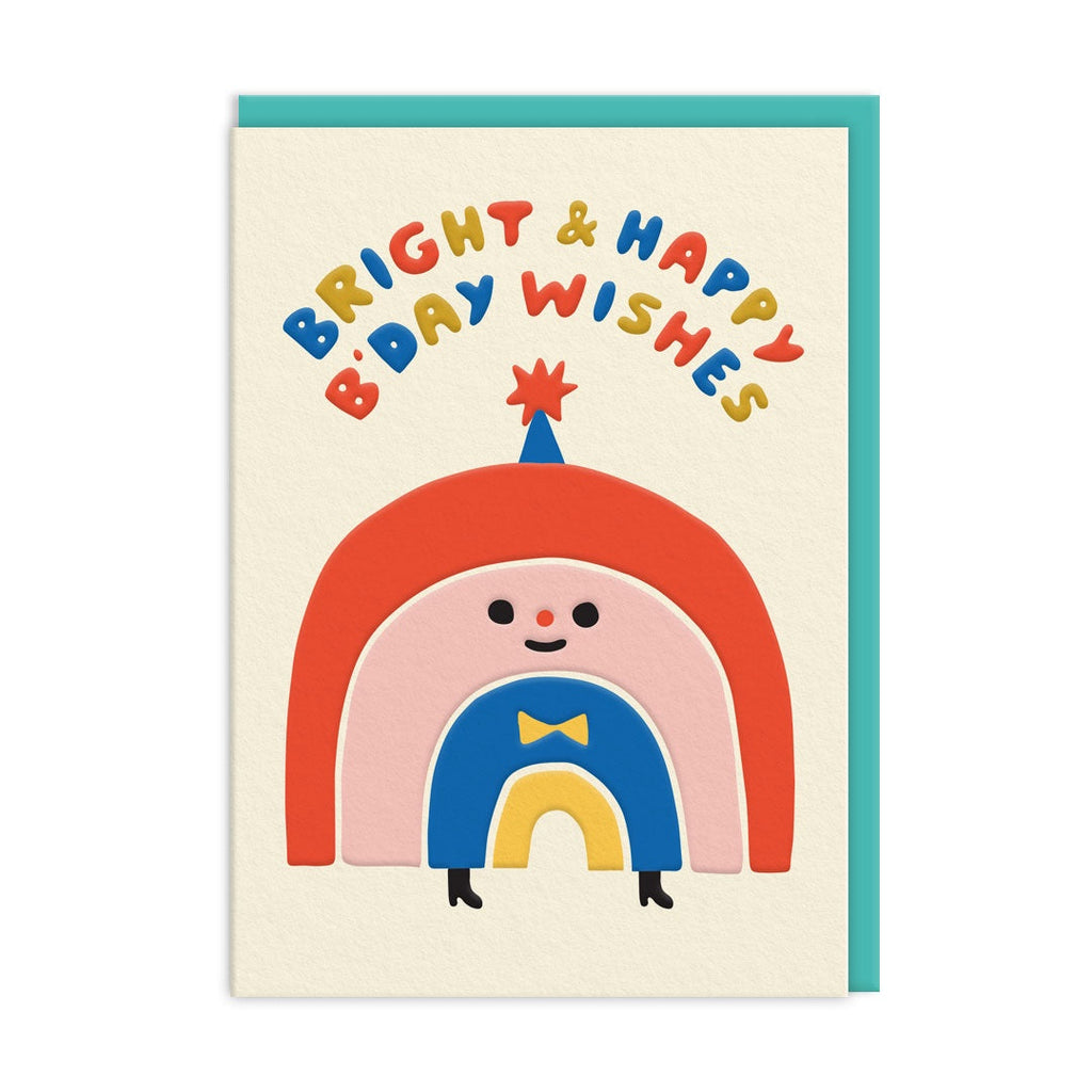 Bright And Happy Birthday Wishes Card
