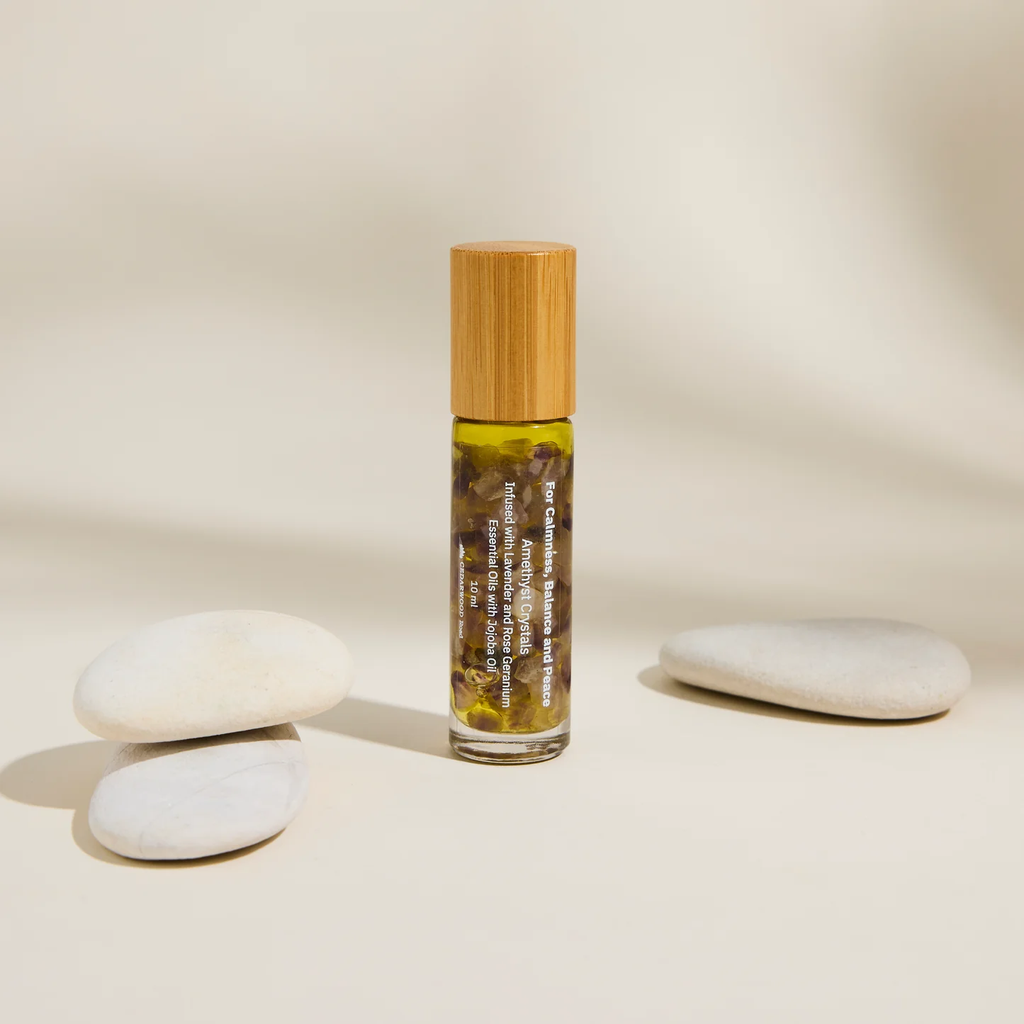 CEDARWOOD Road Amethyst Crystals For Calmness, Balance  And Peace