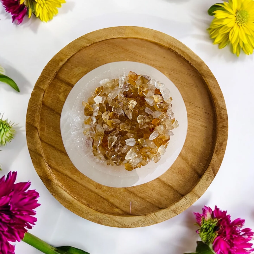 CEDARWOOD Road  Citrine Crystals  For Prosperity, Wealth And Abundance