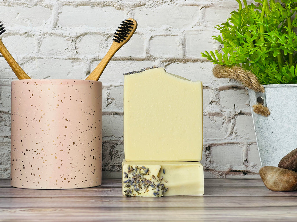 CEDARWOOD Road French Kaolin Clay Soap Soothing Natural Soap Bar With Lavender Essential Oil