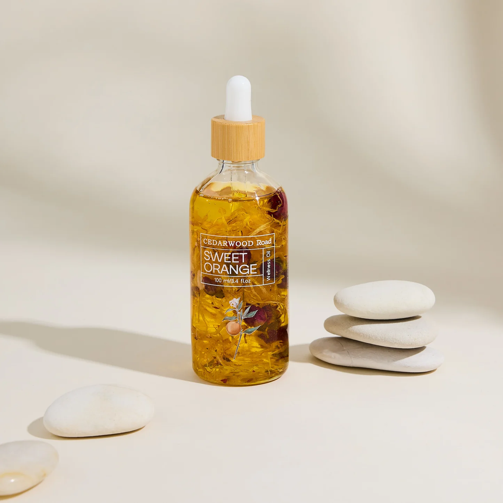 CEDARWOOD Road  Sweet Orange  Brightening Face & Body Oil For Glowing Skin