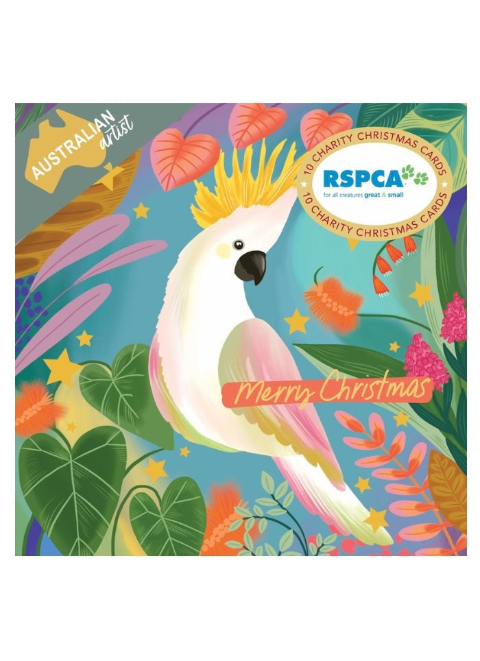 Christmas Card Wallet Cockatoo