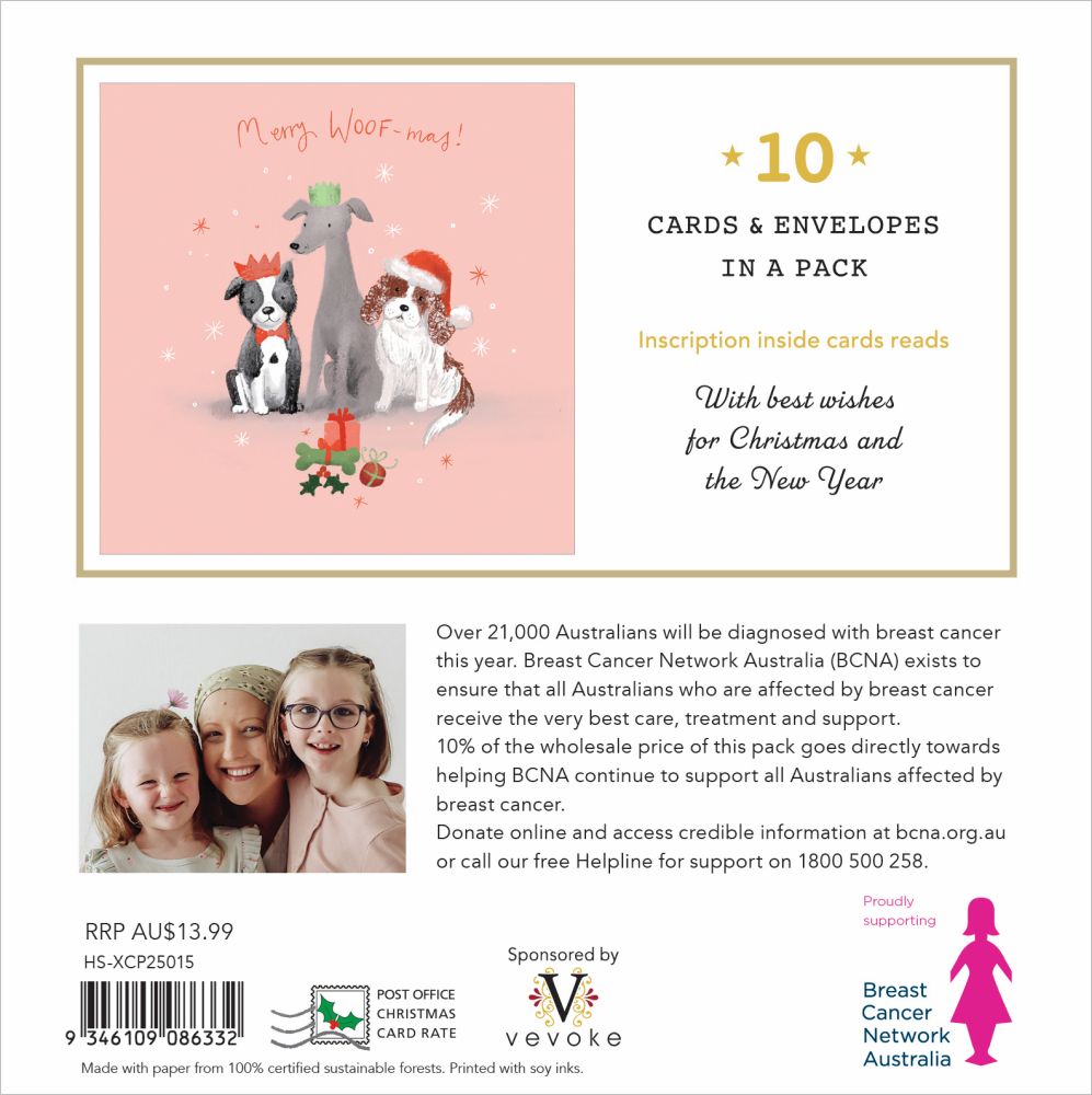 Christmas Card Wallet  Dog Presents