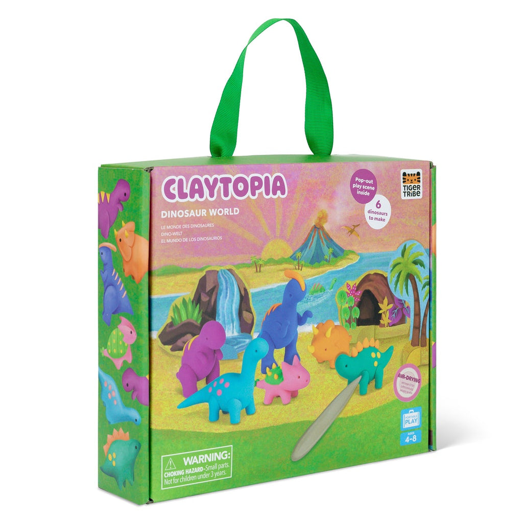 Claytopia  Dinosaur World tiger tribe