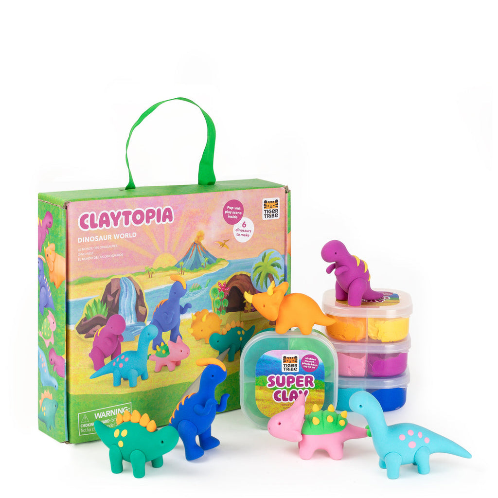 Claytopia  Dinosaur World tiger tribe