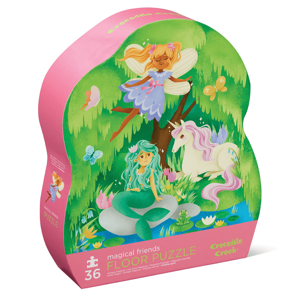 Crocodile Creek Classic Floor Puzzle Magical Friends  36pc