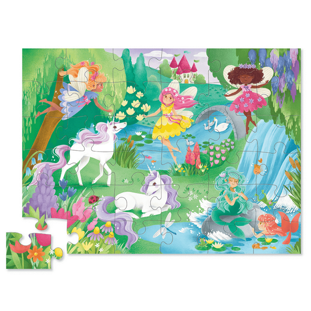 Crocodile Creek Classic Floor Puzzle Magical Friends  36pc