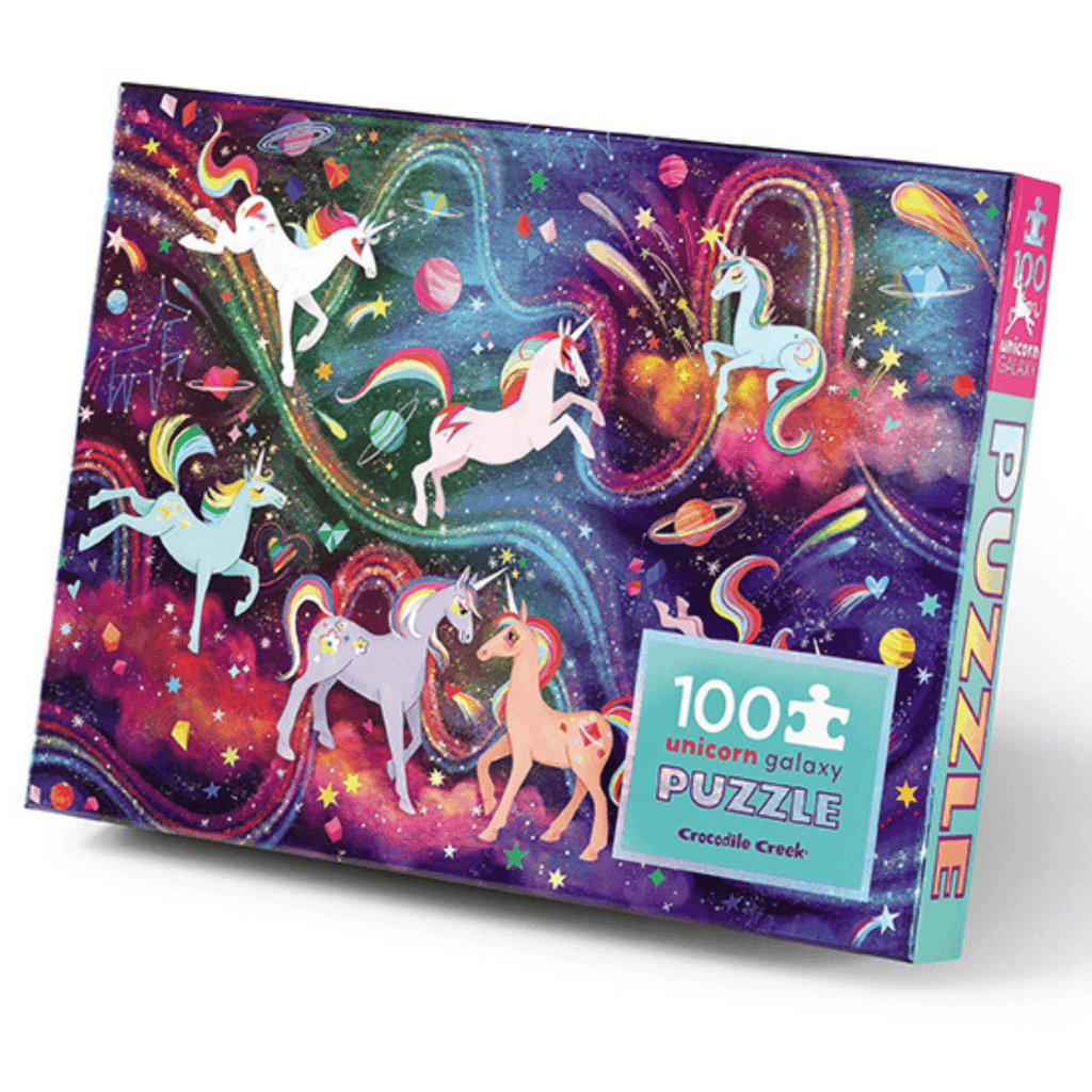 Crocodile Creek  Holographic Puzzle 100 pc  Unicorn Galaxy