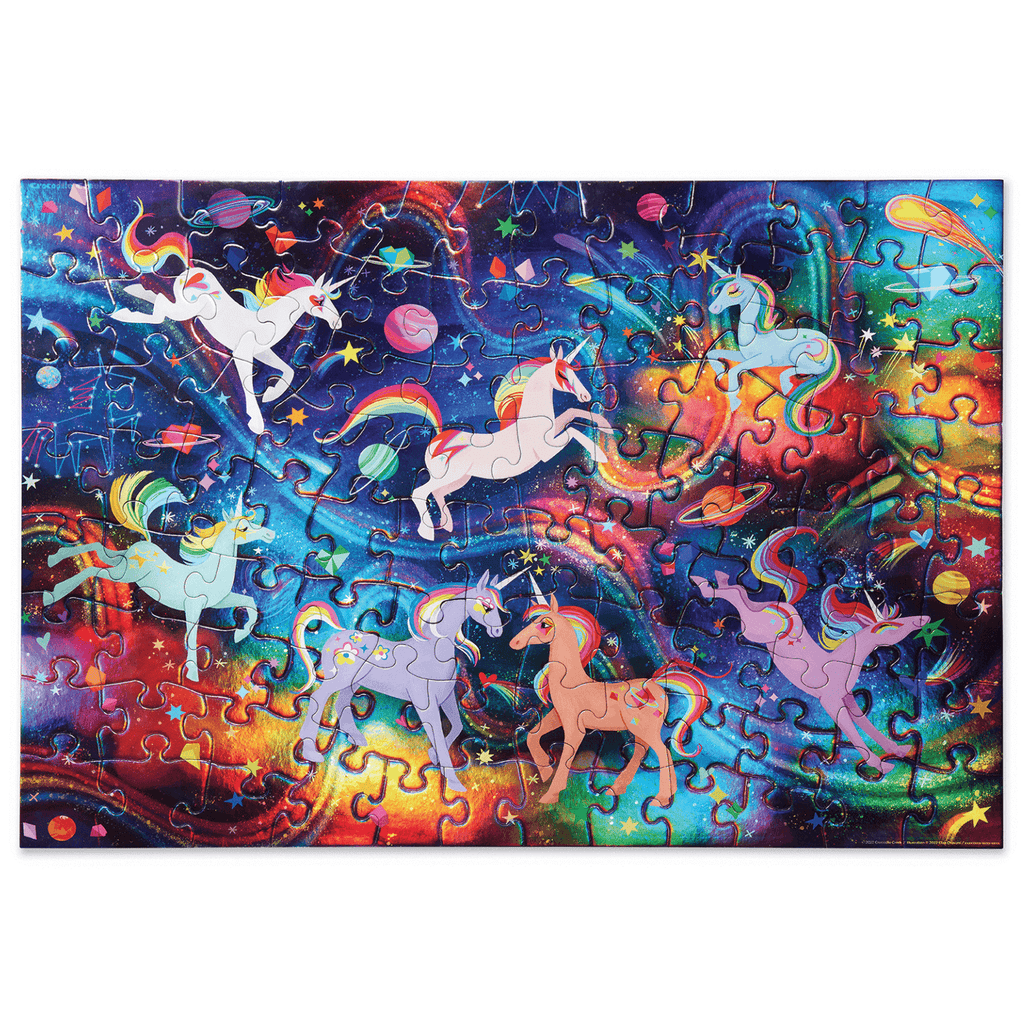 Crocodile Creek  Holographic Puzzle 100 pc  Unicorn Galaxy