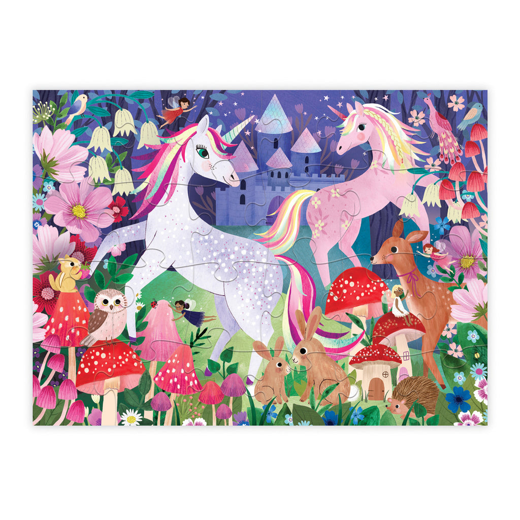 Crocodile Creek  Little Building 24 pc Puzzle Unicorn Castle
