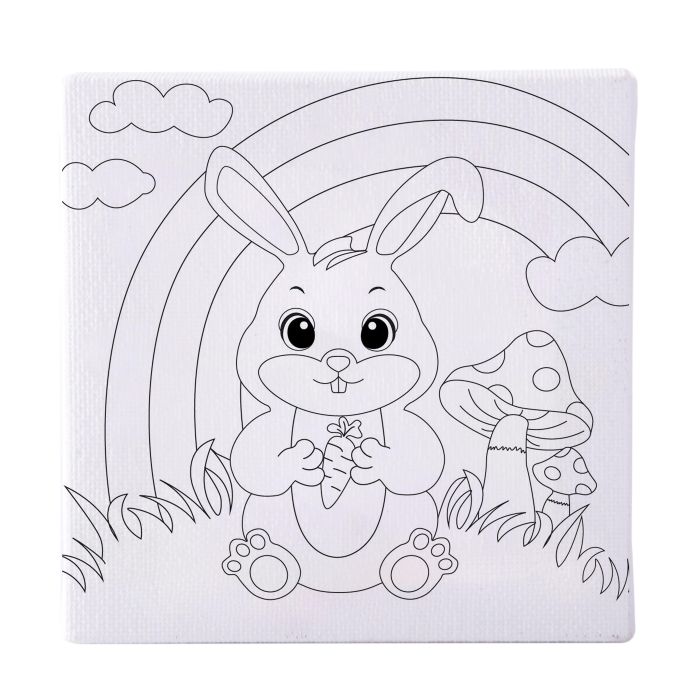 Discovery Zone  Canvas Art Set chick and bunny