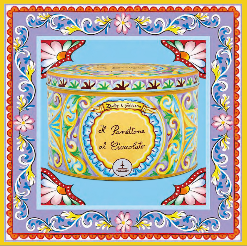 Dolce & Gabbana Dark & Milk Chocolate Panettone With Orange Paste