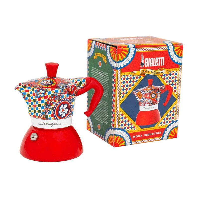 Dolce & Gabbana  Moka 4 Cup Induction Espresso Maker