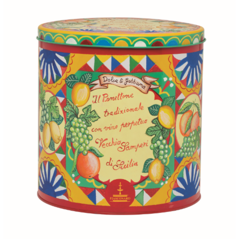 Dolce & Gabbana  Traditional Panettone With Vecchio Samperi Sicilian Wine Spray 1kg
