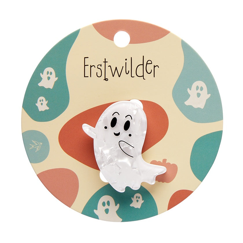 erstwilder ghost mini brooch halloween