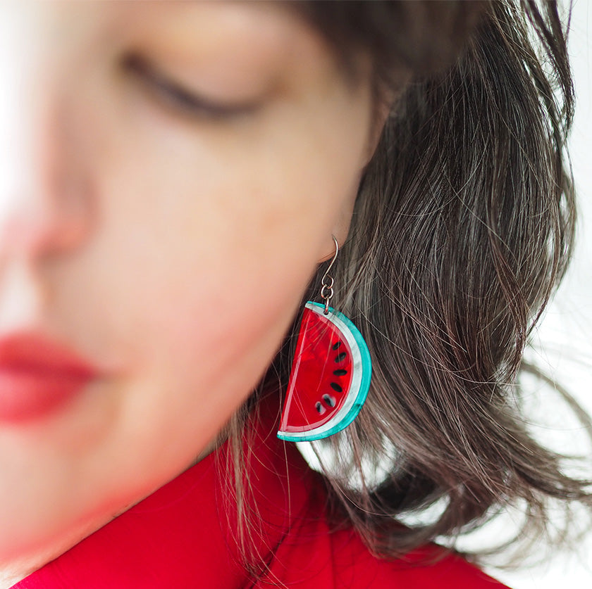 erstwilder frida kahlo viva la vida drop earrings
