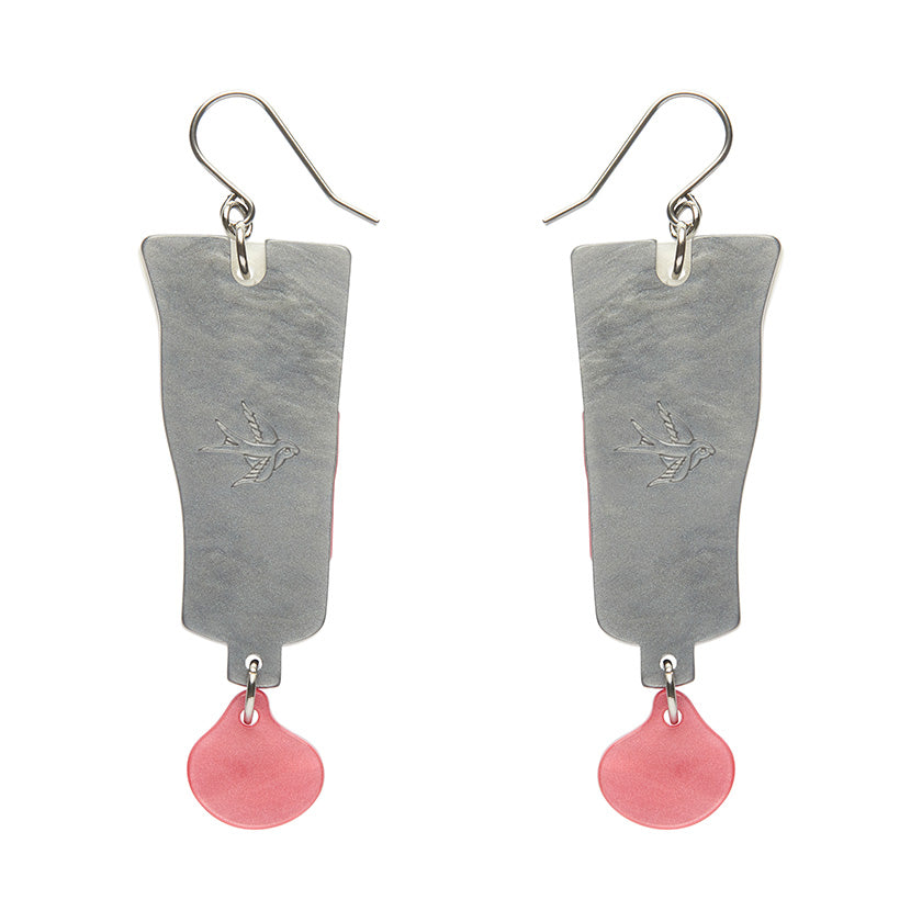 erstwilder arts crafts idyllic acryllic  drop earrings