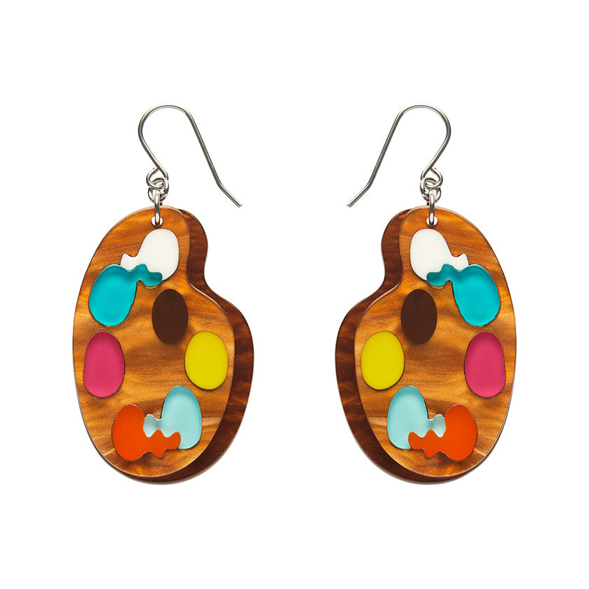 erstwilder arts crafts in living colour drop earrings