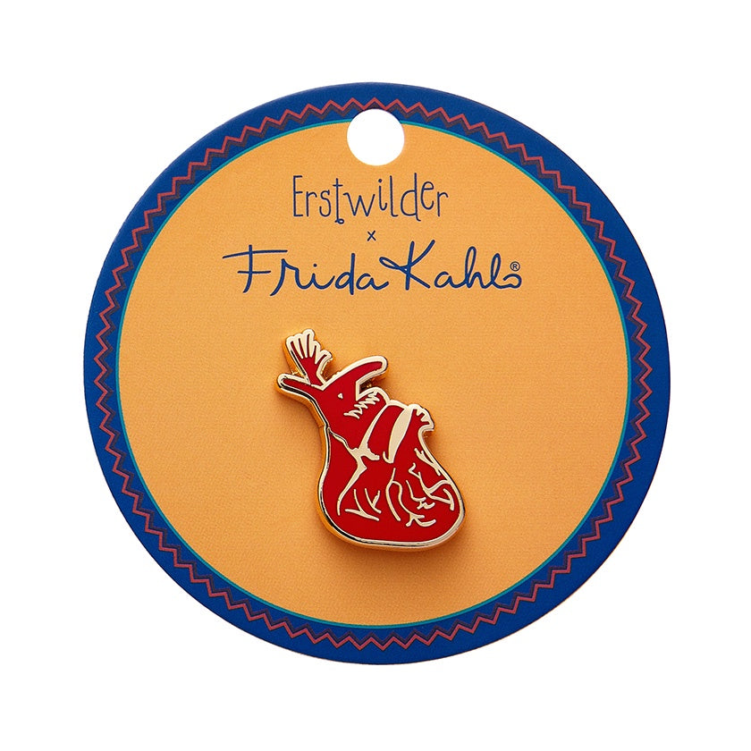 erstwilder frida kahlo memory the heart enamel pin