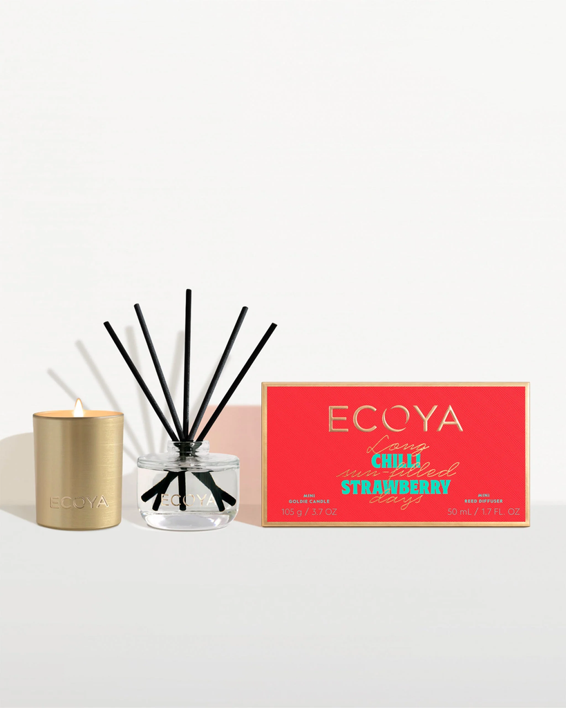 Ecoya  Mini Gift Set Holiday Collection Chilli Strawberry