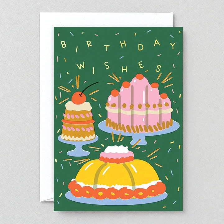 Elena Boils Birthday Wishes Cake Card