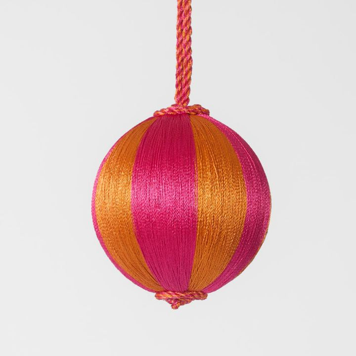 Florabelle Living  Silk Stripe Bauble