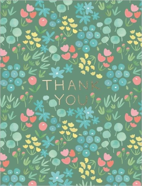 Green Meadow Thank You Card