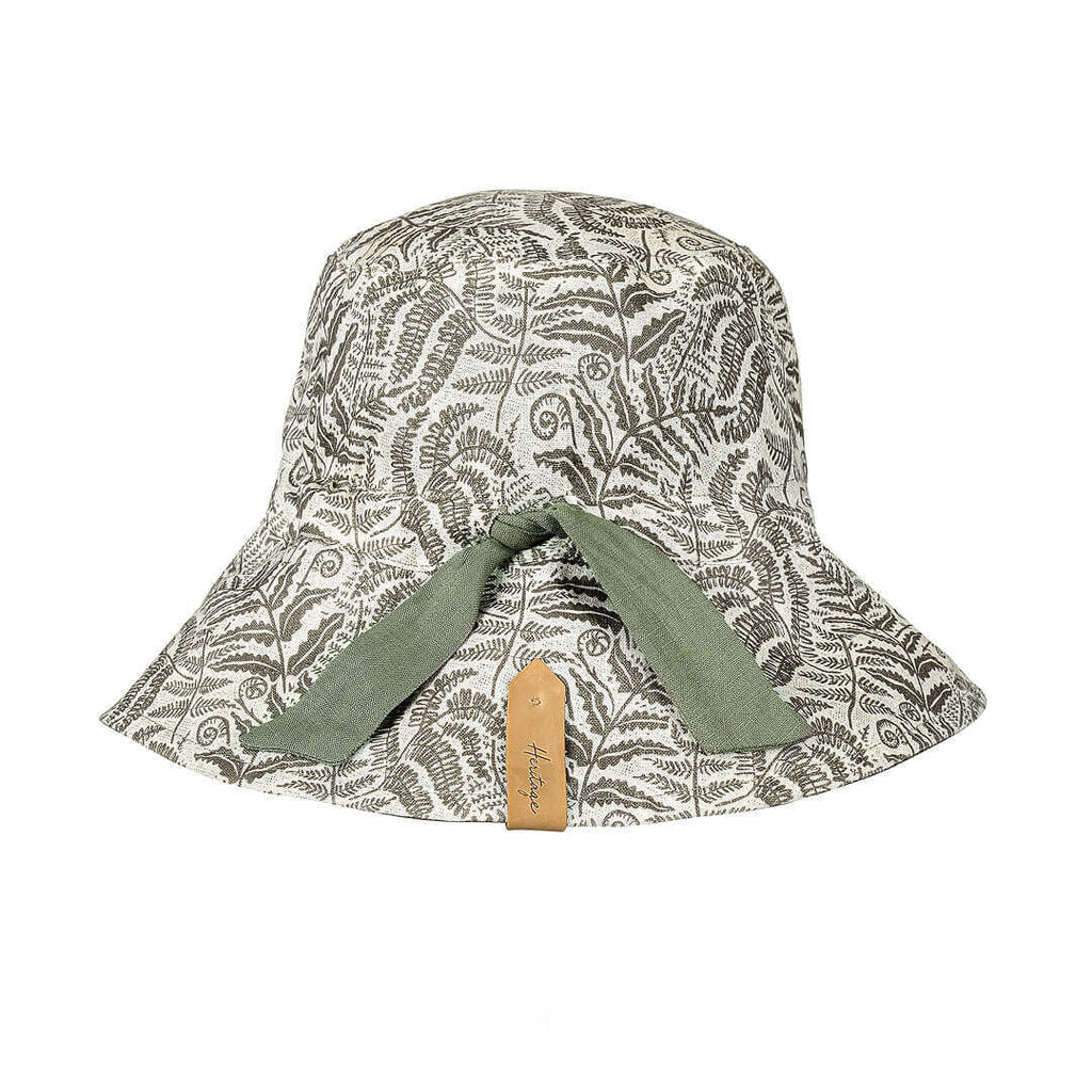 Bedhead Hats  'Vacationer' Reversible Ladies Sun Hat -Fern/Moss